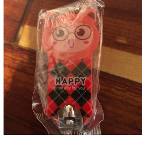 Cute Animal Keychain Nail Clippers-Argyle Sweater - Picture 4 of 4